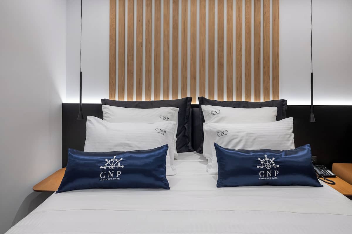 Premium bedding, memory-foam beds, minibar, in-room safe