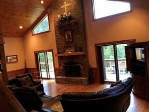 スマートテレビ、暖炉