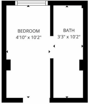 Classic Twin Room, Private Bathroom - Room 4: Compact Bunk Room in Arts District (San Juan)