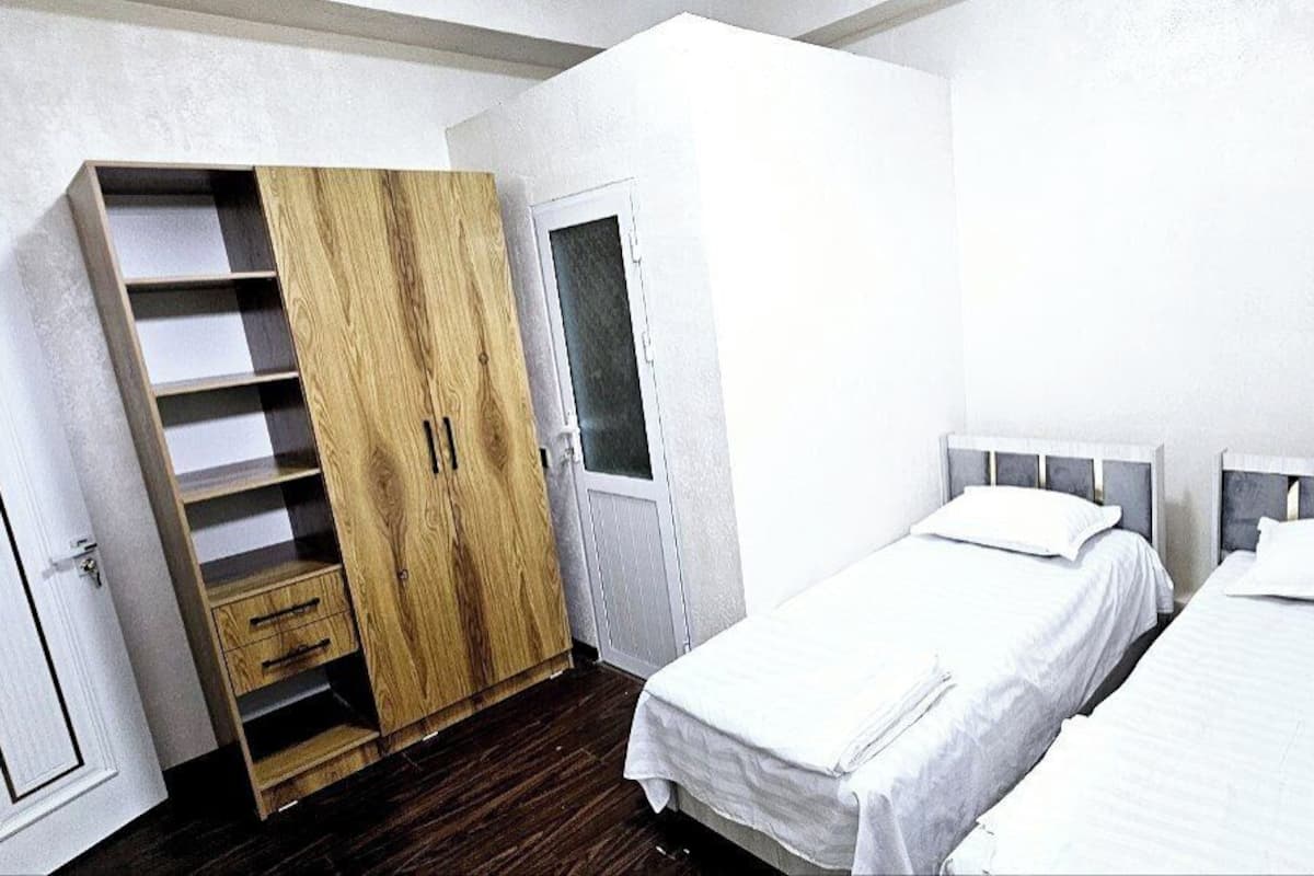 Chambre avec lits jumeaux