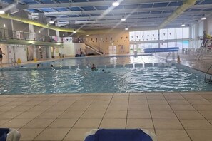 Indoor pool, outdoor pool