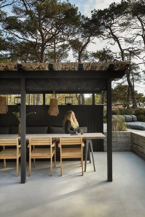 Outdoor dining - Holiday home near the beach perfect for relaxing (Nexø)