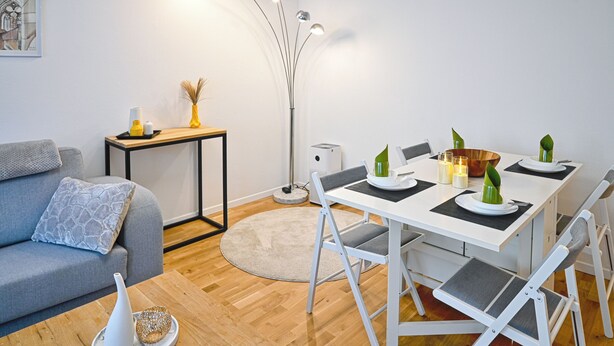 Apartment, 1 Bedroom | Dining room - Stylish Apartment in Heart of Basel (Basel)