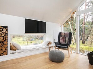 TV, fireplace, stereo
