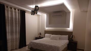 Hus – deluxe, fjellutsikt | 4 soverom, lydisolert, strykejern/-brett og wi-fi (inkludert)