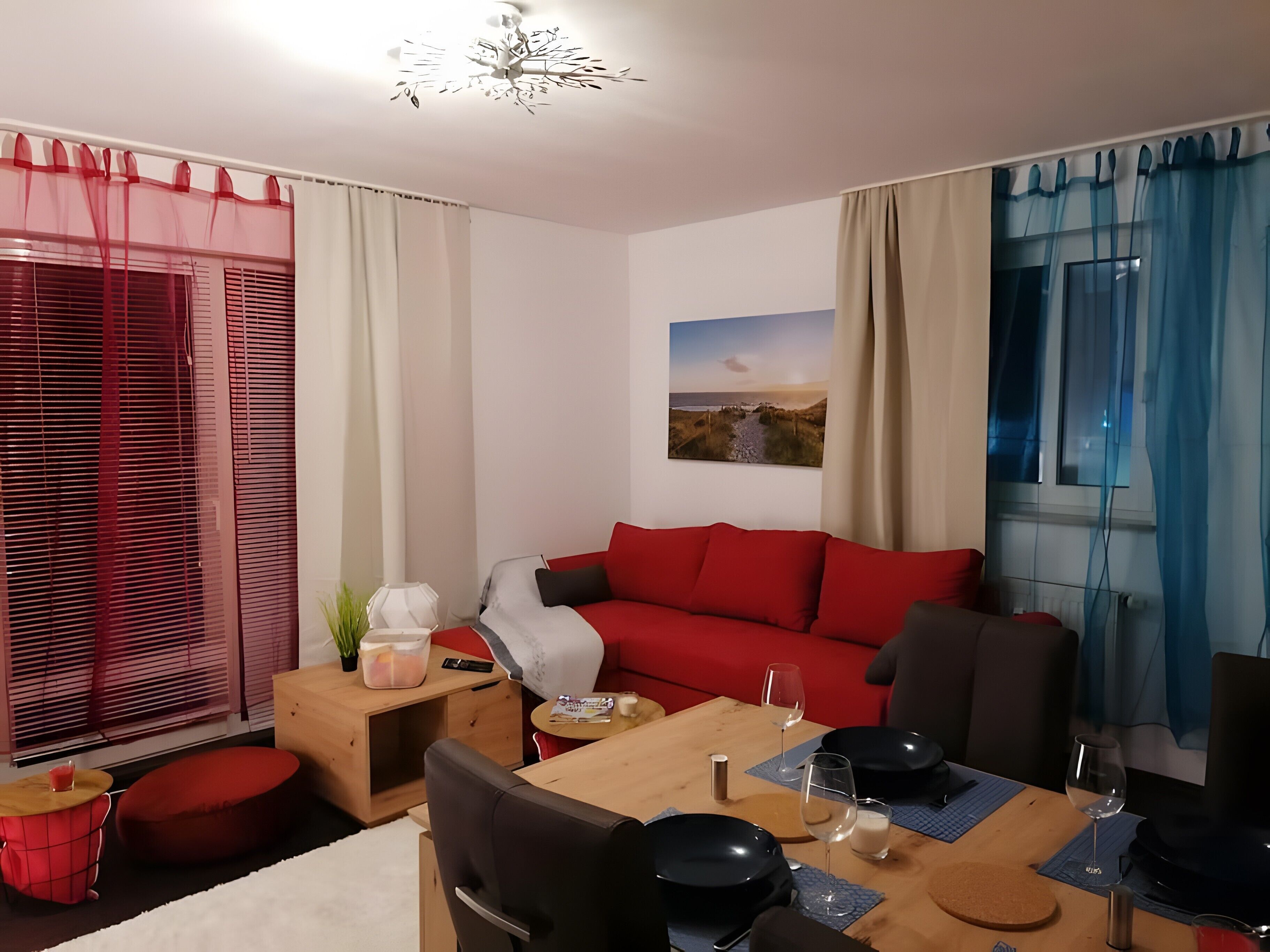 Fernseher, DVD-Player, Stereoanlage