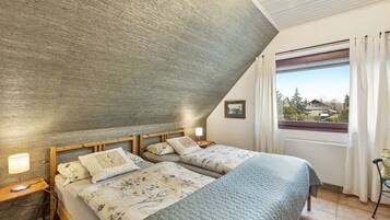 2 bedrooms, iron/ironing board, free WiFi, bed sheets