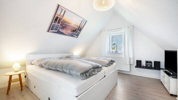 3 間睡房、熨斗/熨衫板、免費 Wi-Fi、床單