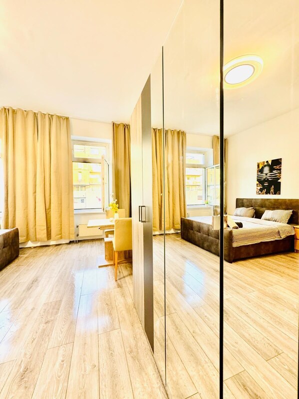 Basic Room | Iron/ironing board - Bright 3BR Appt Steps from FAC Platz (Vienna)