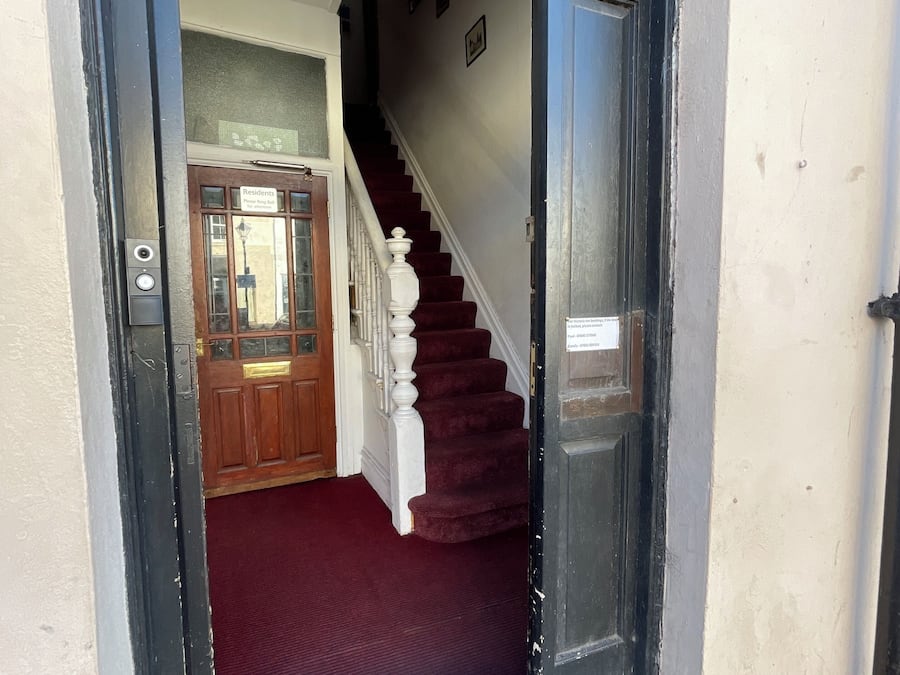 Facciata della struttura