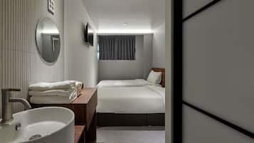 Standard Twin Room | Desk, blackout drapes, iron/ironing board, free WiFi