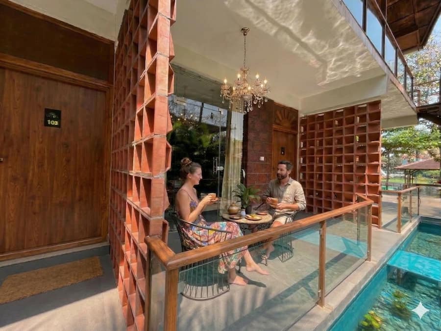 Facciata della struttura