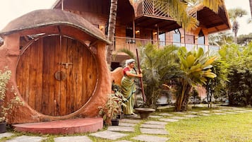 Familievilla - terrasse - udsigt over resort | Haveudsigt