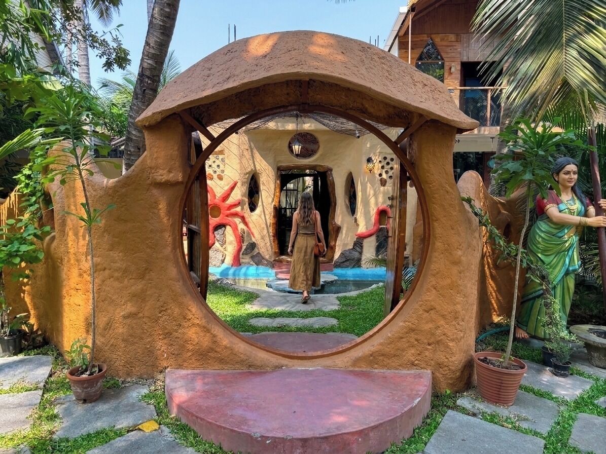 Voorkant van accommodatie