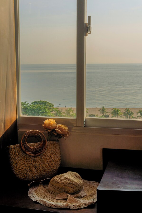 Phòng đôi Premier, ban công, quang cảnh biển | Bộ đồ giường cao cấp, minibar, két bảo mật tại phòng 