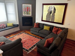 Fireplace, offices