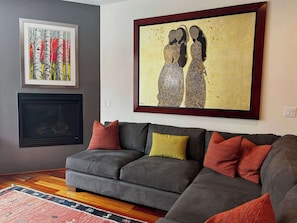 Fireplace, offices