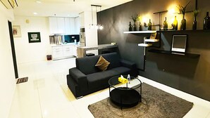 Leilighet – superior | Oppholdsområde