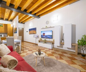 Appartement Supérieur, balcon | Coin séjour