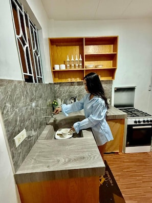 Apartment, 1 Bedroom, Accessible, Smoking | Private kitchen