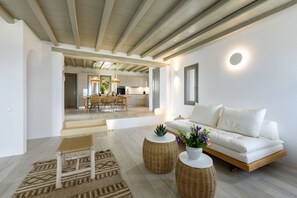 Villa | 3 bedrooms - Rising Moon sea View Villa Near the Beach (Paros)