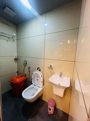 Habitació doble Deluxe | Bany | Tovalloles, sabó i paper higiènic 