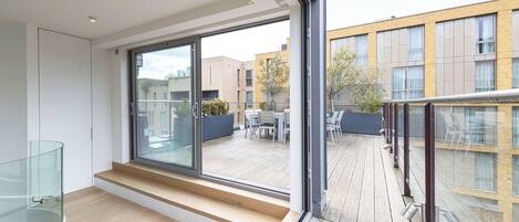 Penthouselejlighed - balkon - byudsigt | Terrasse/gårdhave