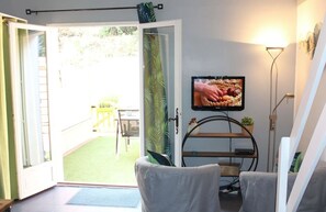 Familie appartement, uitzicht op tuin | 1 slaapkamer, gratis wifi