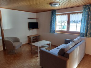 TV, fireplace - Haus Landhuisliweg (Giswil)