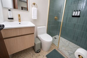 Superior tweepersoonskamer, balkon, uitzicht op de stad | Badkamer