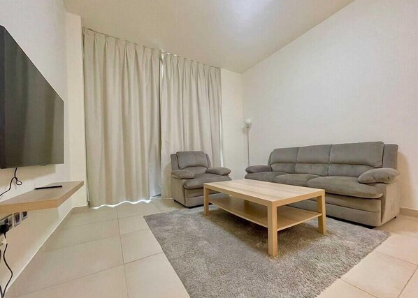 Lägenhet Standard - 1 sovrum | 1 sovrum, skrivbord, arbetsyta för laptop och gratis wi-fi