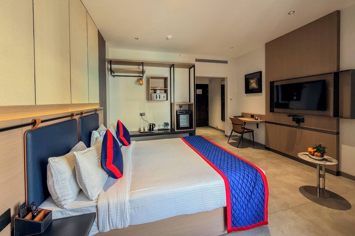 行政雙人房 | 書桌、免費 Wi-Fi、床單