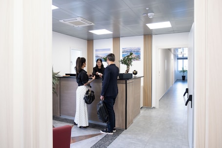 Recepção. Hotel Bastione