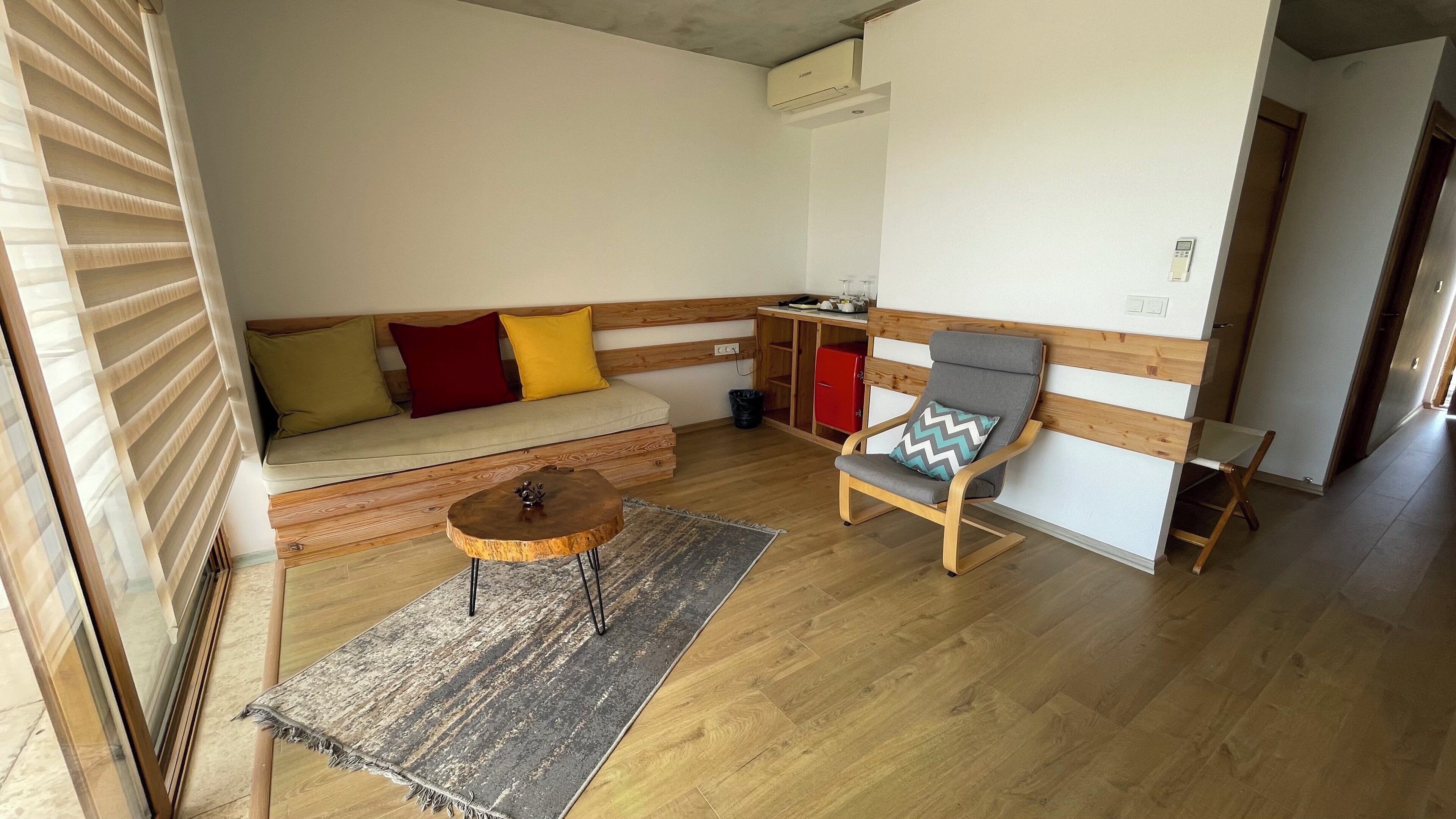 Suite, vista mare | Area soggiorno