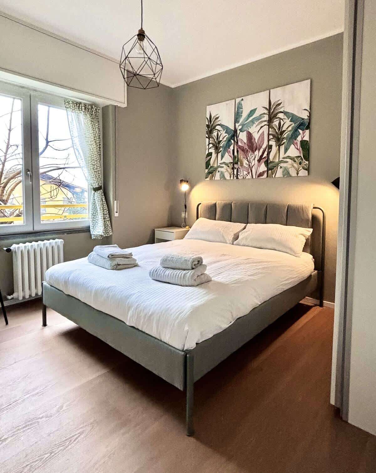 1 soverom, strykejern/-brett, wi-fi (inkludert) og sengetøy