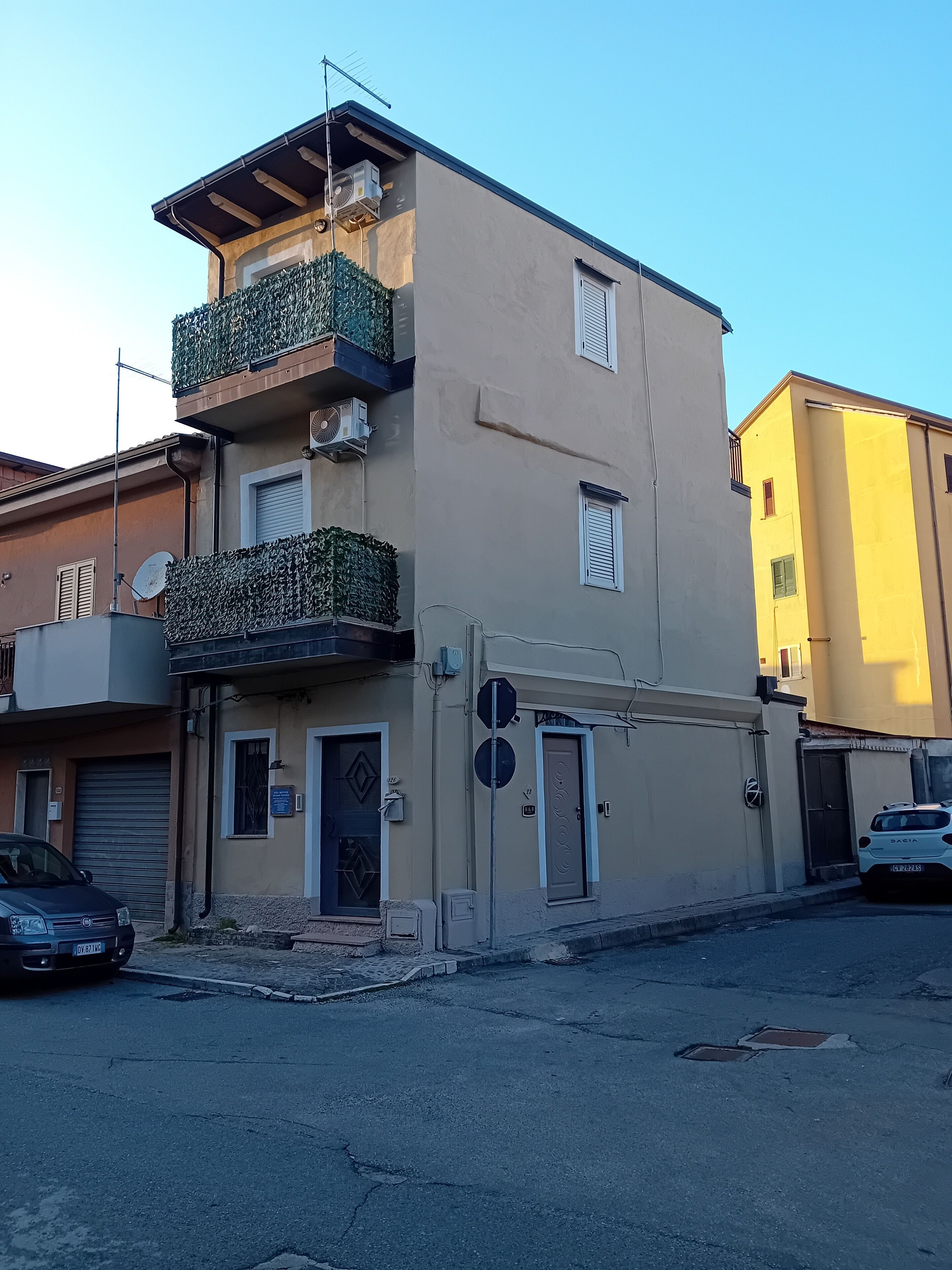 Façade de l’hébergement