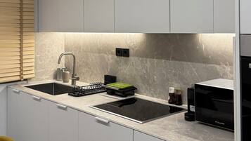 Apartamento, 2 quartos, para não fumantes, cozinha | Cozinha privada