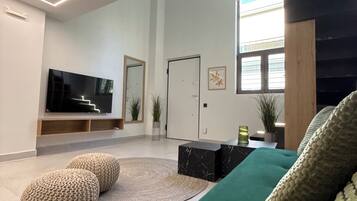 Apartamento, 2 quartos, para não fumantes, cozinha | Área de estar