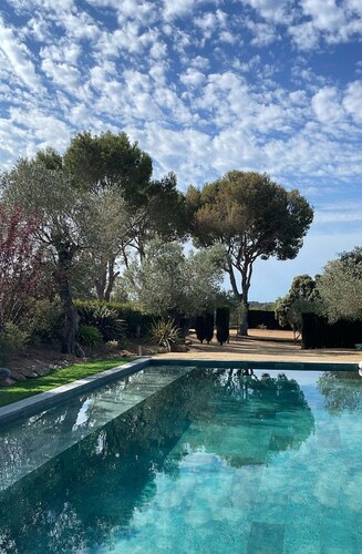Mas SA CALETTA - Costa Brava - Begur private paddle tennis court and beautiful pool
