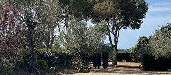 Mas SA CALETTA - Costa Brava - Begur private paddle tennis court and beautiful pool