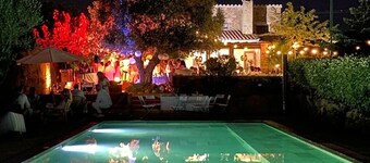 Mas SA CALETTA - Costa Brava - Begur private paddle tennis court and beautiful pool