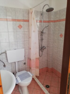 Secador de pelo, toallas, jabón, shampoo