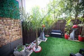 Appartement, 2 chambres, accessible aux personnes à mobilité réduite, fumeur | Jardin