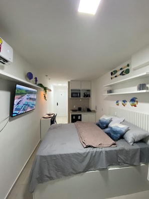 1 chambre, fer et planche à repasser, Wi-Fi, draps fournis