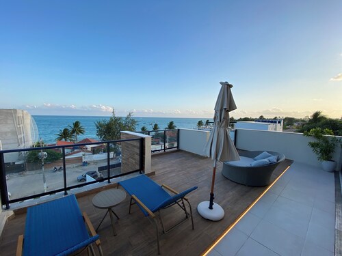 Luxurious flat on the best stretch of Tamandaré beach