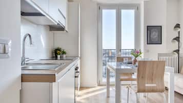 Apartment, 1 Double Bed, Balcony, City View | Balcony