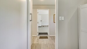 A hallway with a door leading to a room. - 4 Mi to Dtwn: Goodlettsville Getaway w/ Yard (Goodlettsville)