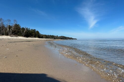 Walk to Lake Huron Beaches: Home w/ Fire Pit!