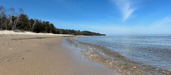 Walk to Lake Huron Beaches: Home w/ Fire Pit!