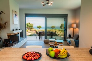 Villa | 3 bedrooms, Internet - Oceanfront Villa Elaia Private Pool Panoramic Views (Pylos-Nestoras)
